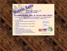 Tablet Screenshot of morrisauto.net